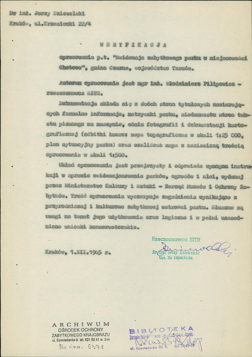 Ewidencja parkowa, skan nr 7