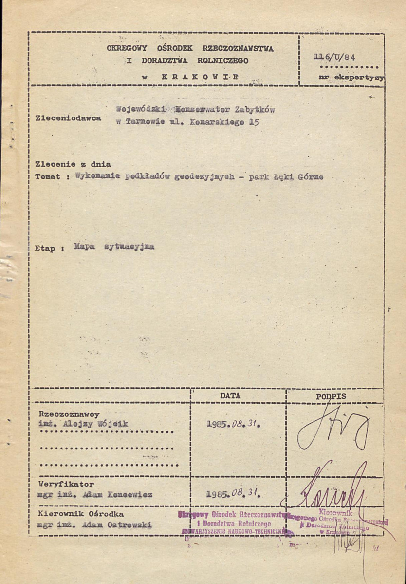 EP - Ewidencja parkowa, skan nr 52