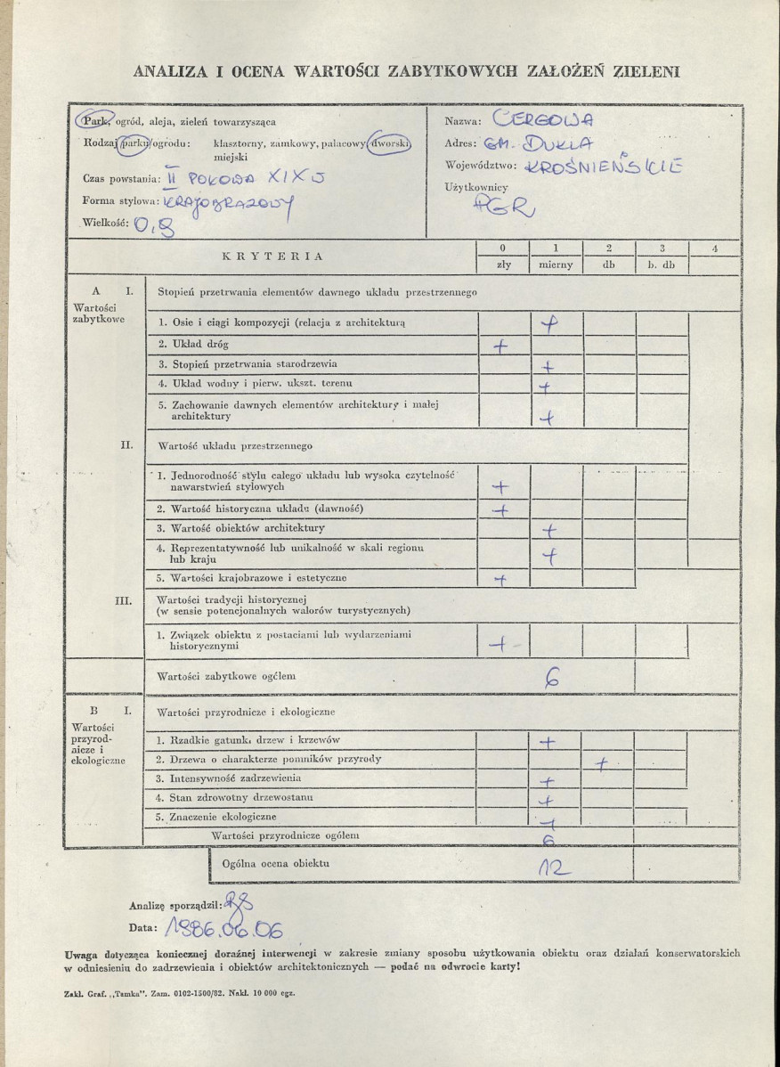 Ewidencja parkowa, skan nr 3
