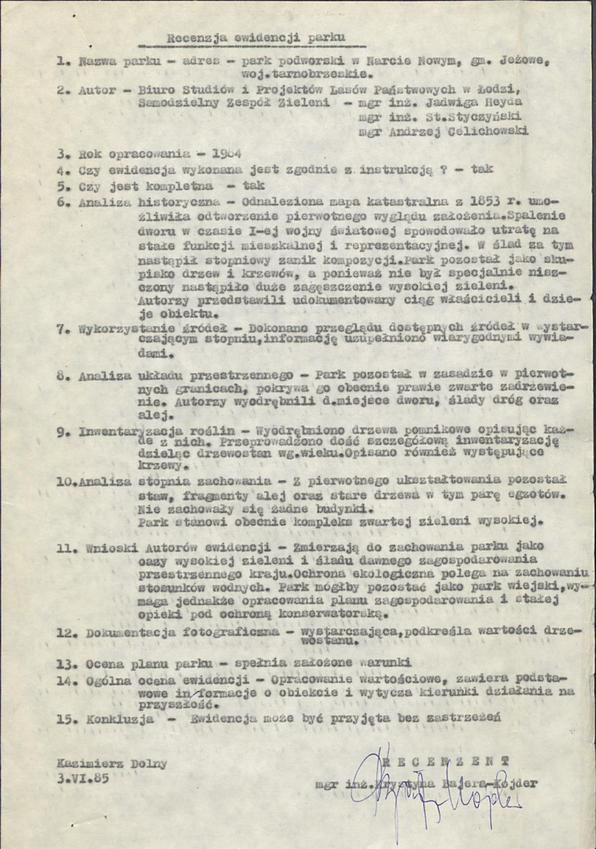 Ewidencja parkowa, skan nr 40