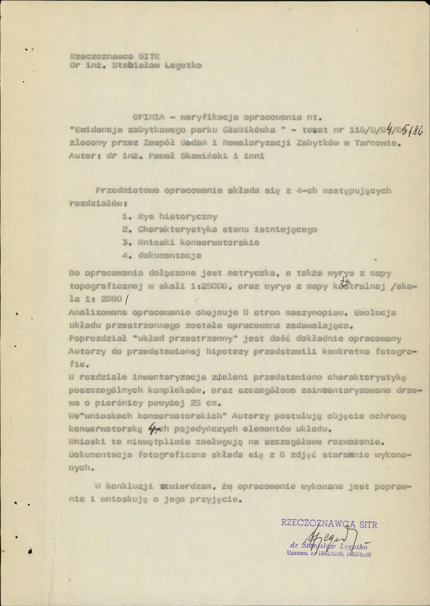 EP - Ewidencja parkowa, skan nr 8
