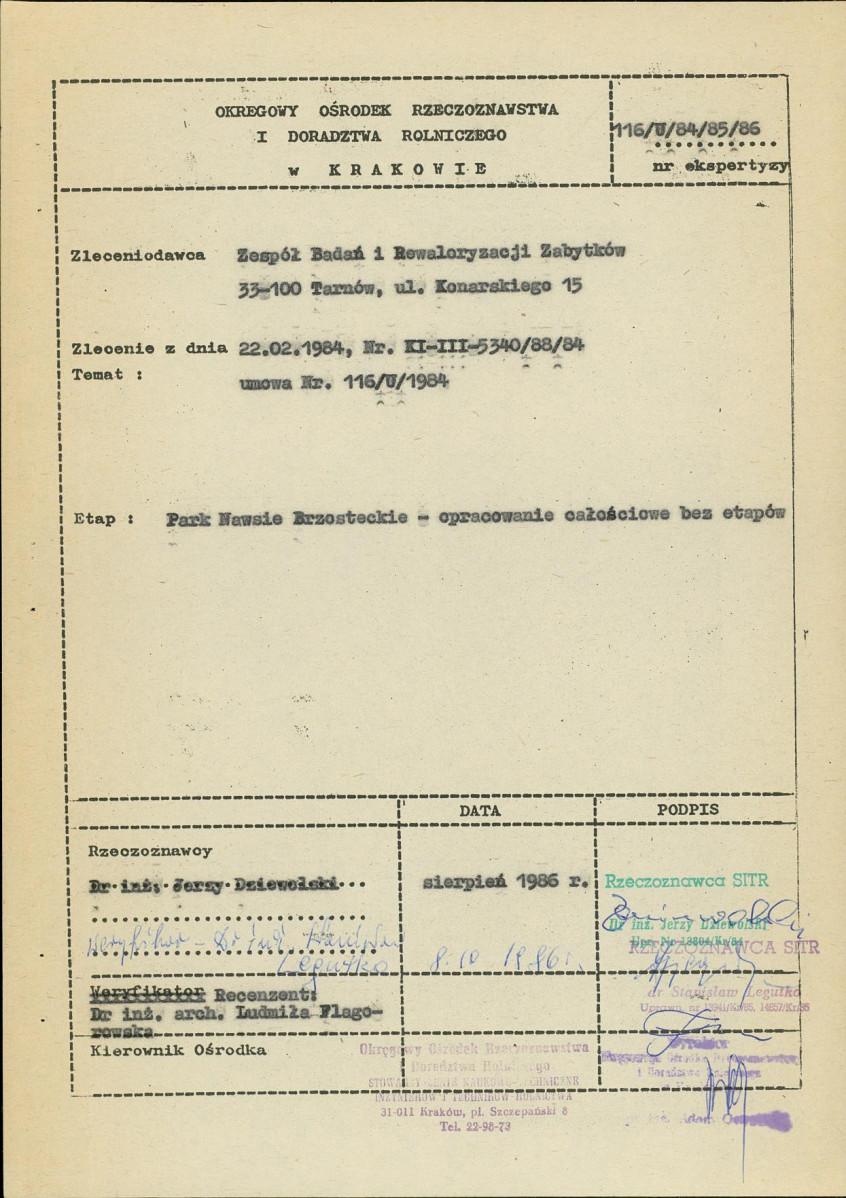 EP - Ewidencja parkowa, skan nr 7