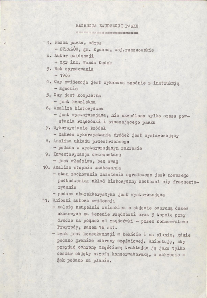 EP - Ewidencja parkowa, skan nr 6