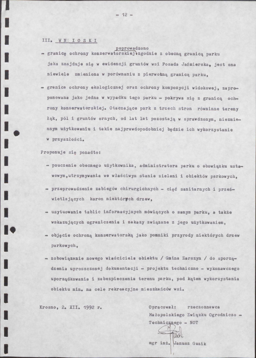 EP - Ewidencja parkowa, skan nr 21