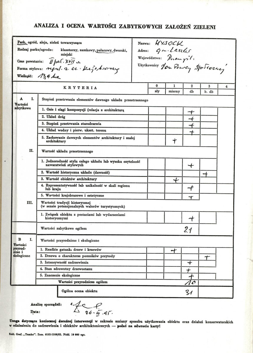 Ewidencja parkowa, skan nr 3