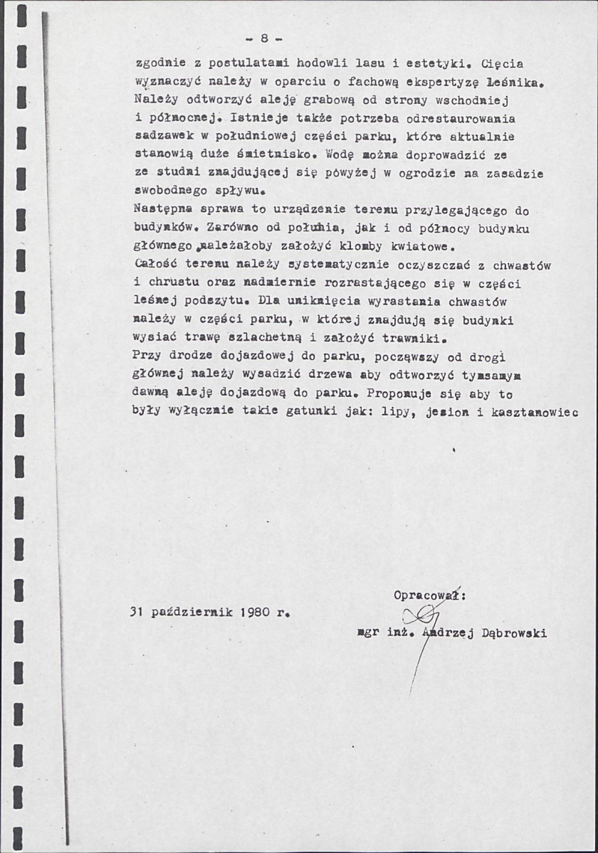 Ewidencja parkowa, skan nr 14