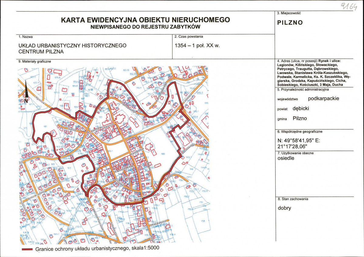 Karta obiektu niewpisanego do rejestru, skan nr 1