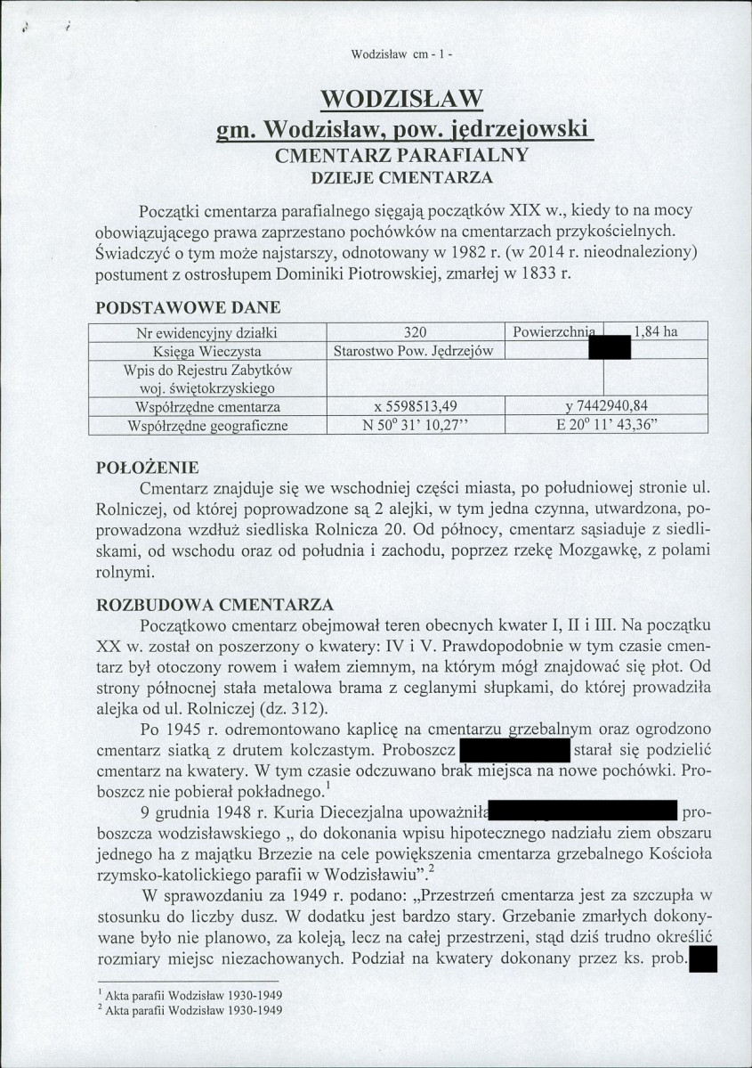 KC - Karta cmentarza, skan nr 5