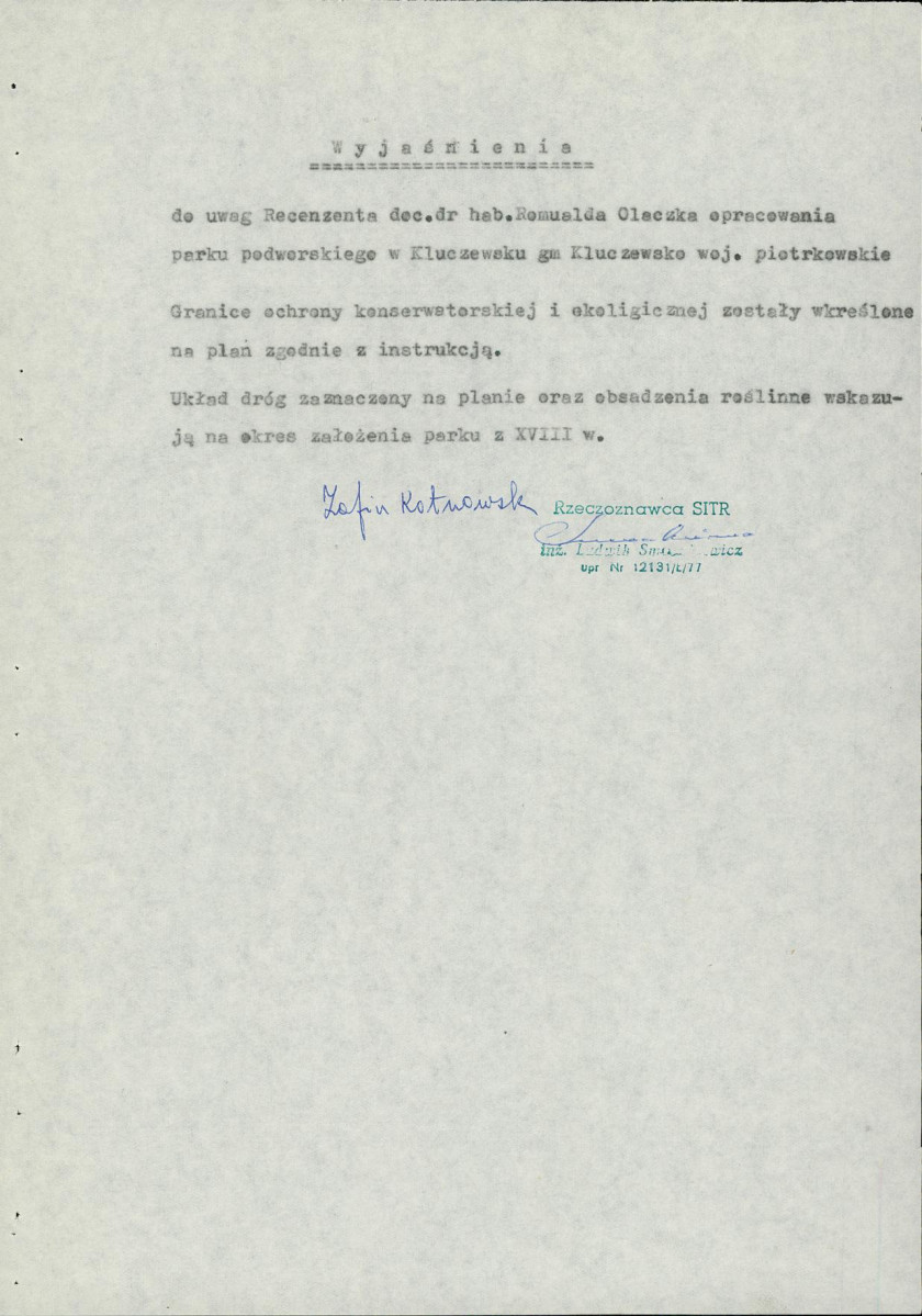 Ewidencja parkowa, skan nr 6
