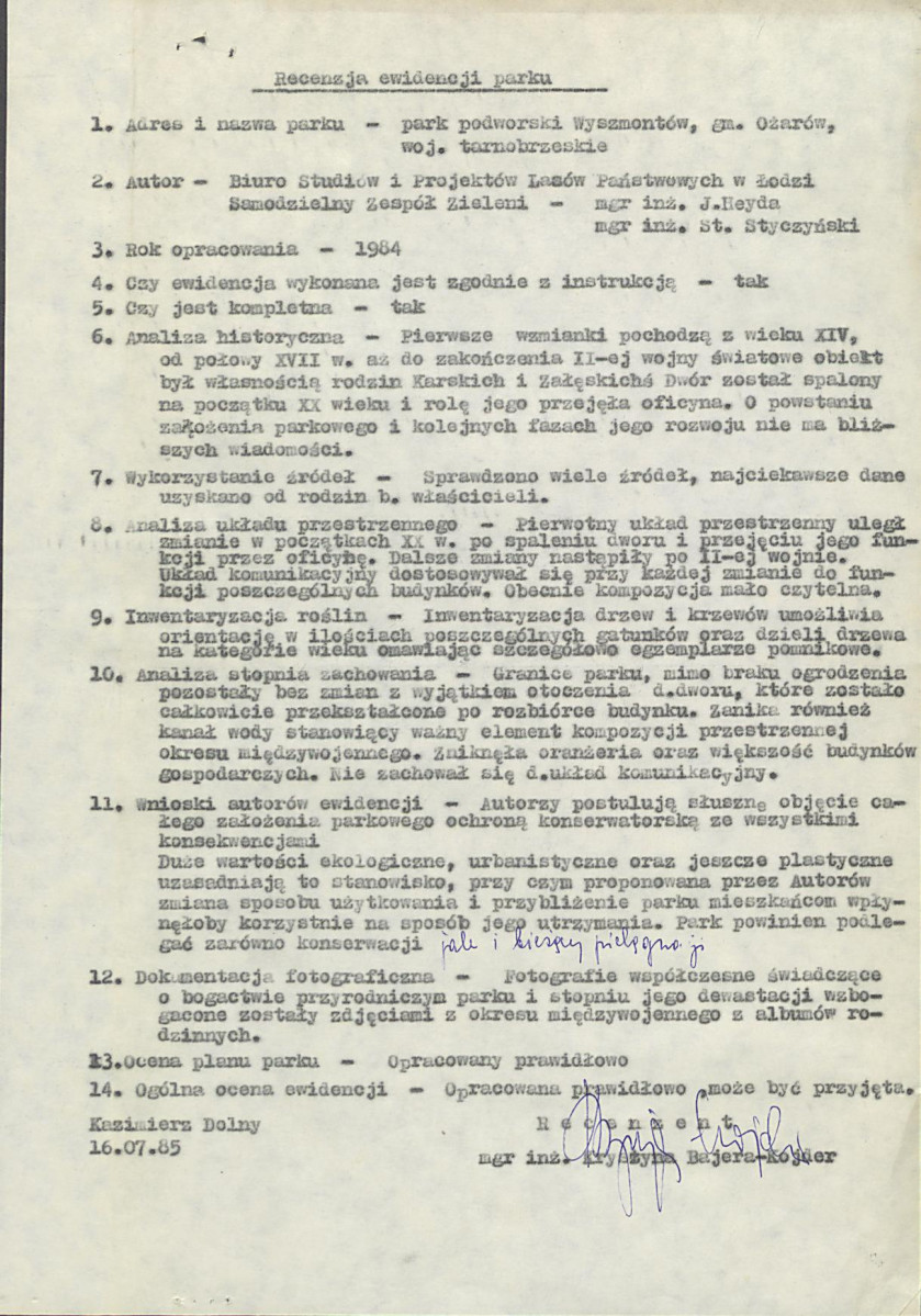EP - Ewidencja parkowa, skan nr 49