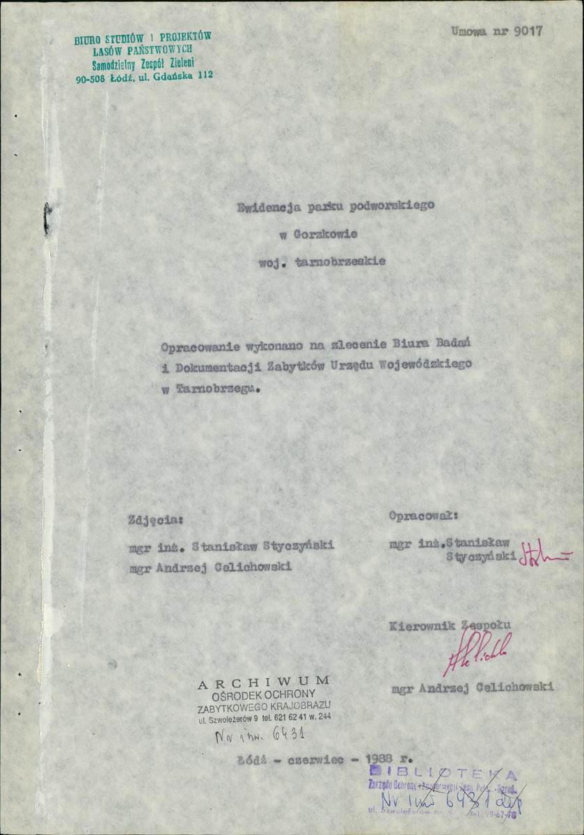 Ewidencja parkowa, skan nr 5