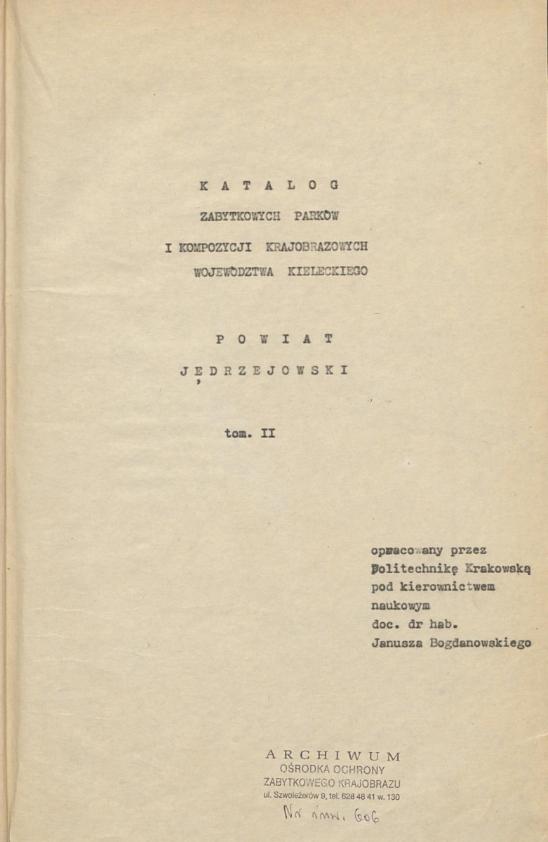 Ewidencja parkowa, skan nr 1