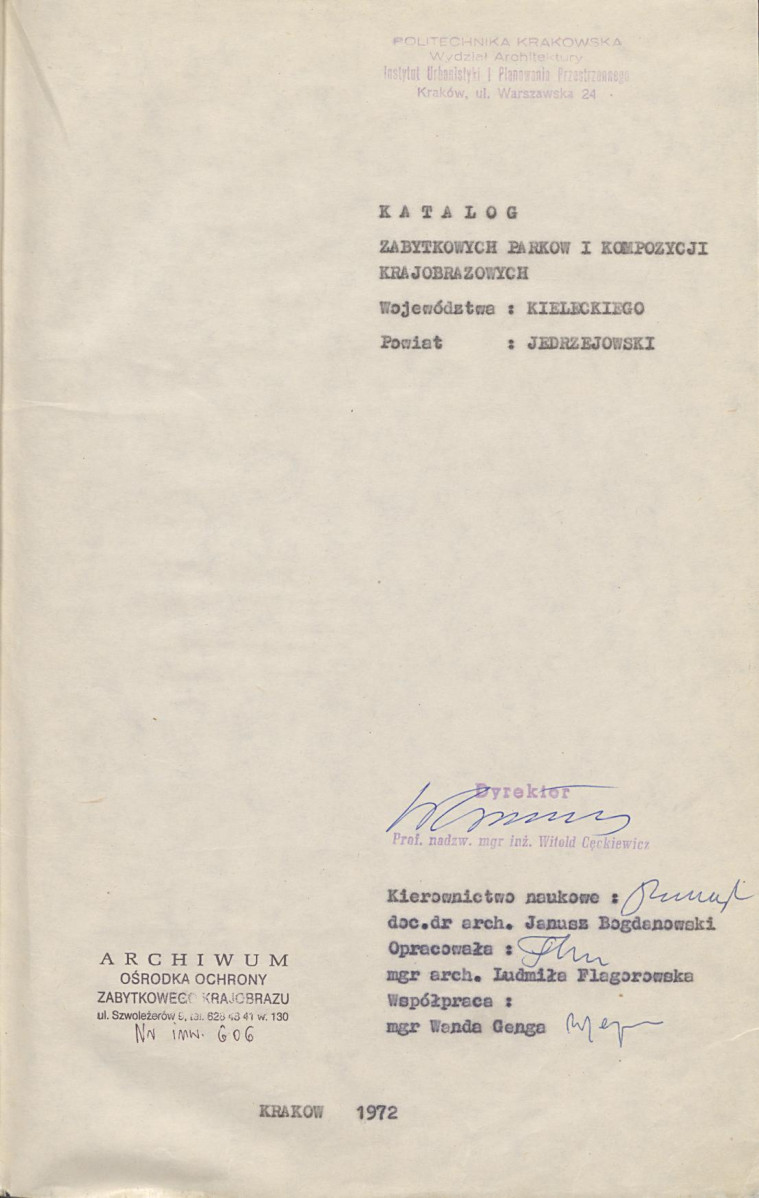 Ewidencja parkowa, skan nr 3