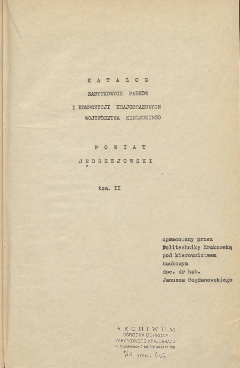 Ewidencja parkowa, skan nr 1