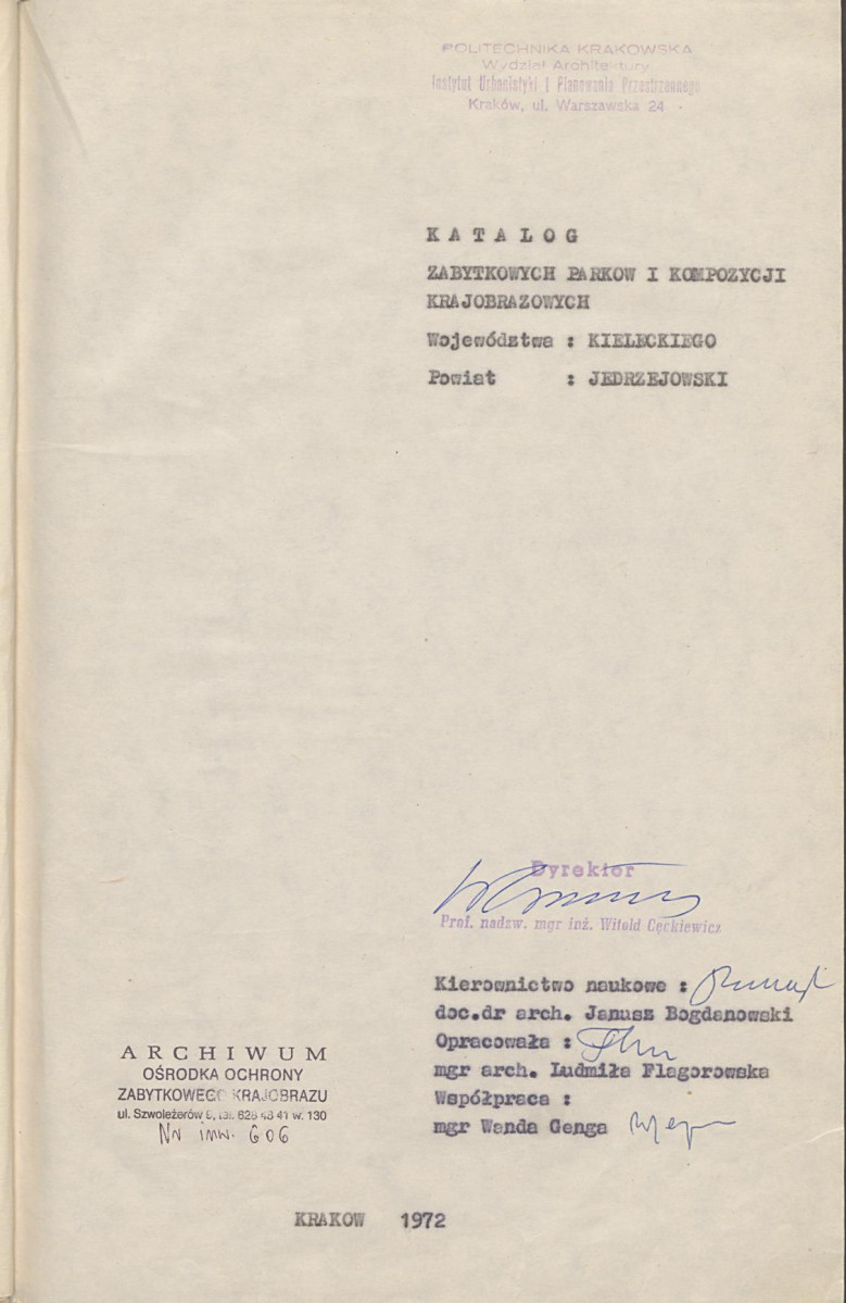 Ewidencja parkowa, skan nr 3