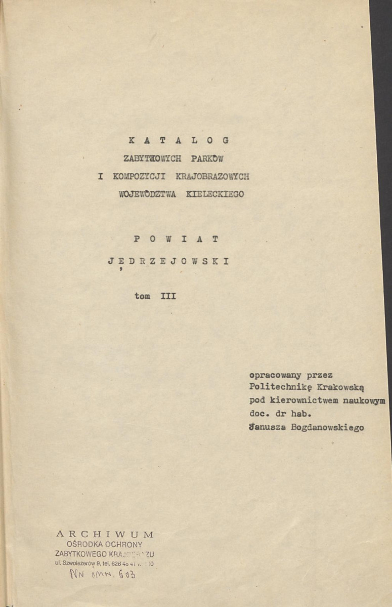 Ewidencja parkowa, skan nr 1