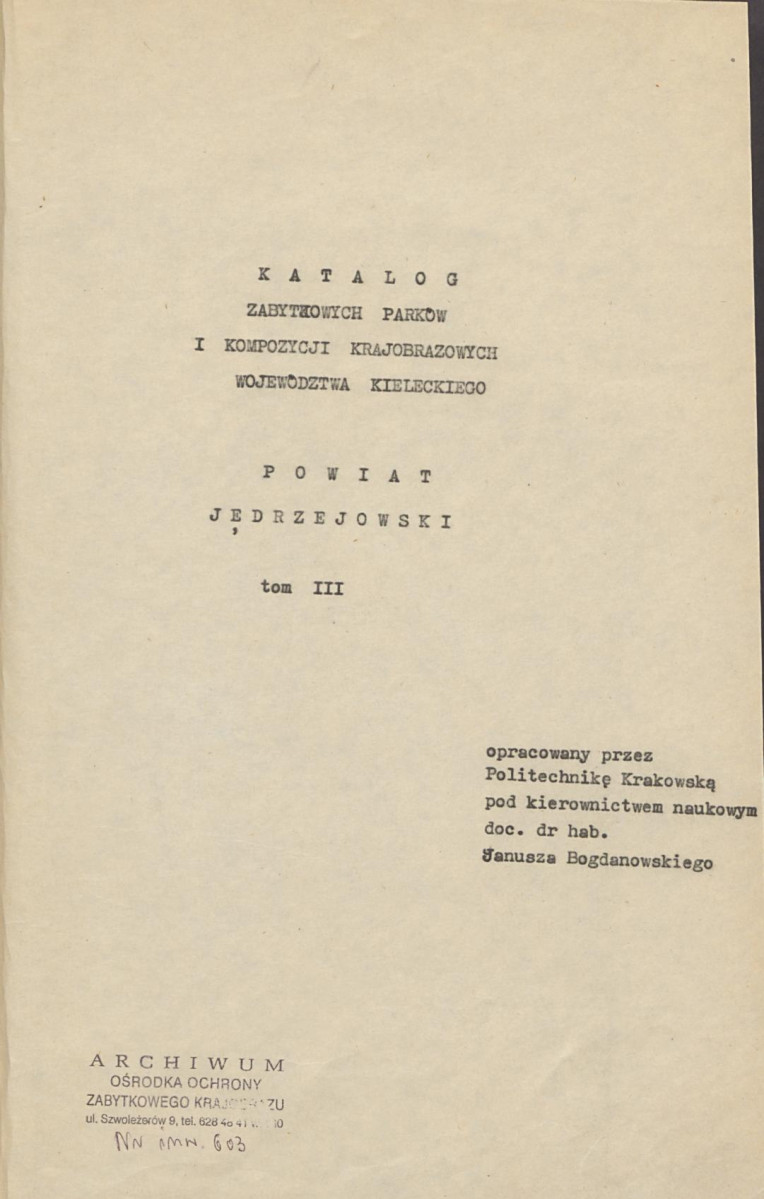 Ewidencja parkowa, skan nr 1