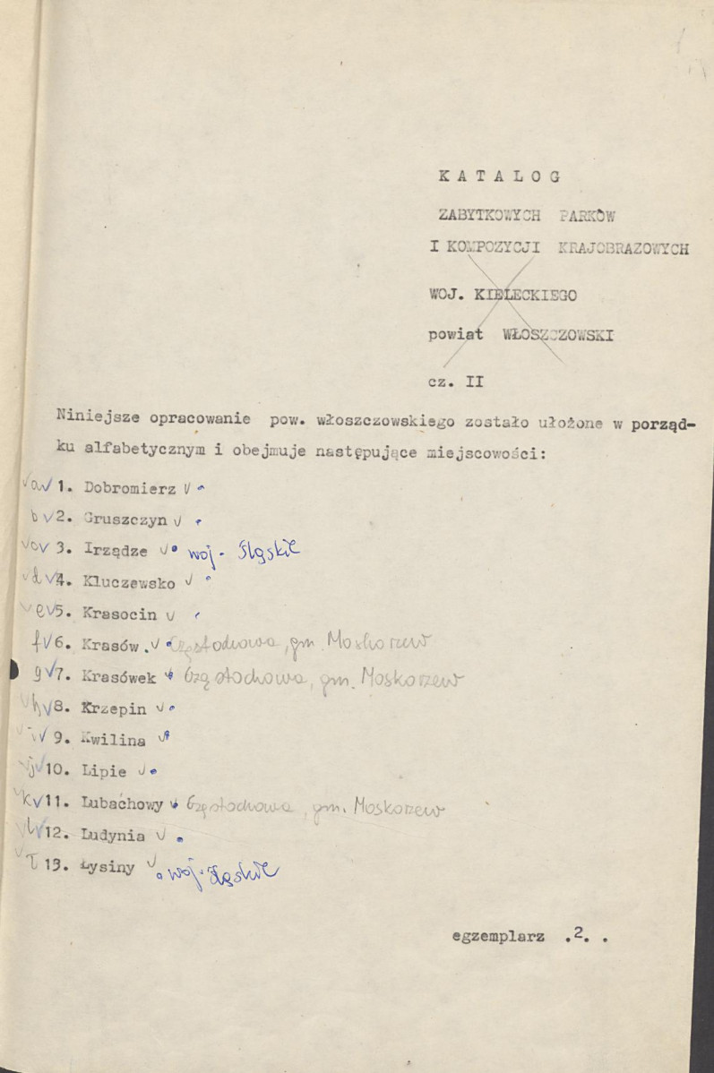Ewidencja parkowa, skan nr 2