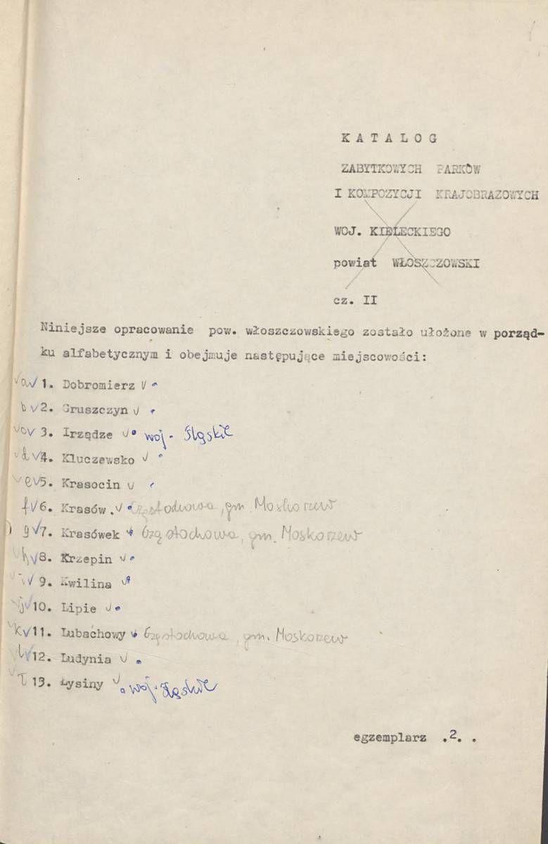Ewidencja parkowa, skan nr 2