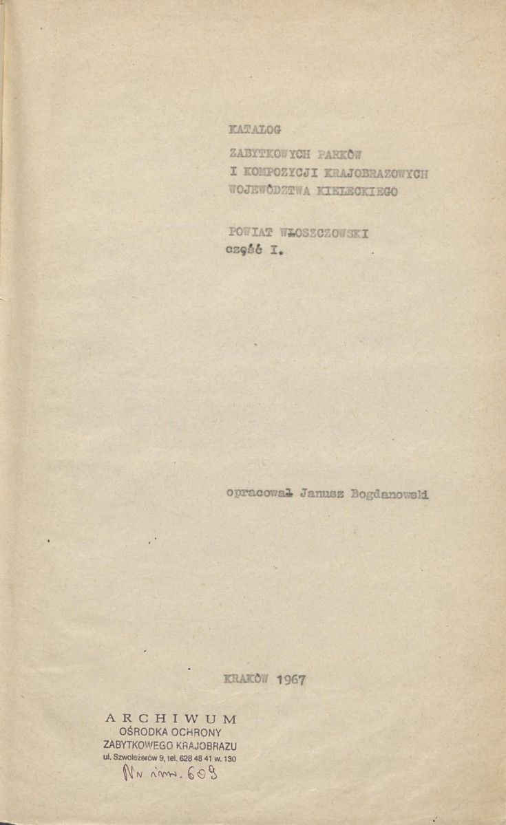 Ewidencja parkowa, skan nr 2