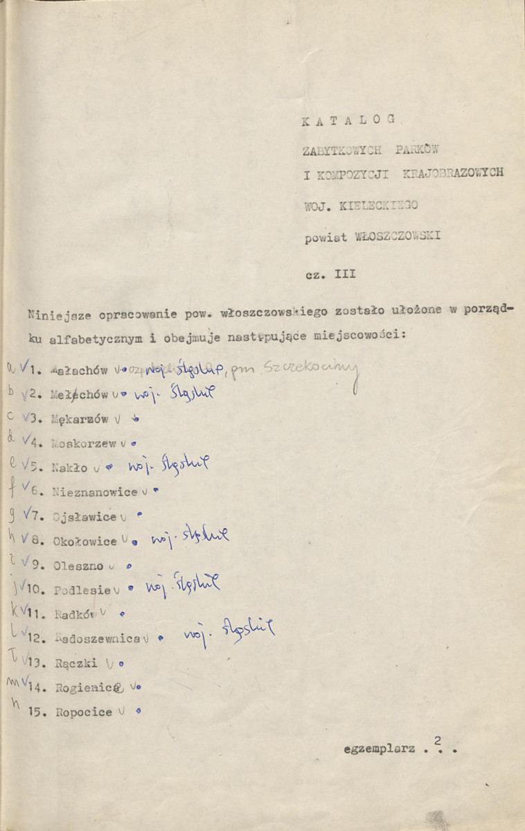 Ewidencja parkowa, skan nr 2