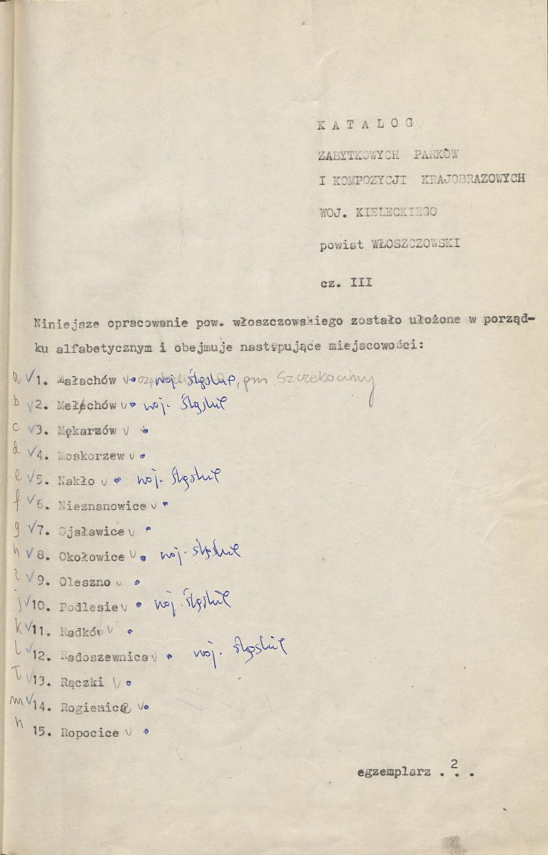 Ewidencja parkowa, skan nr 2