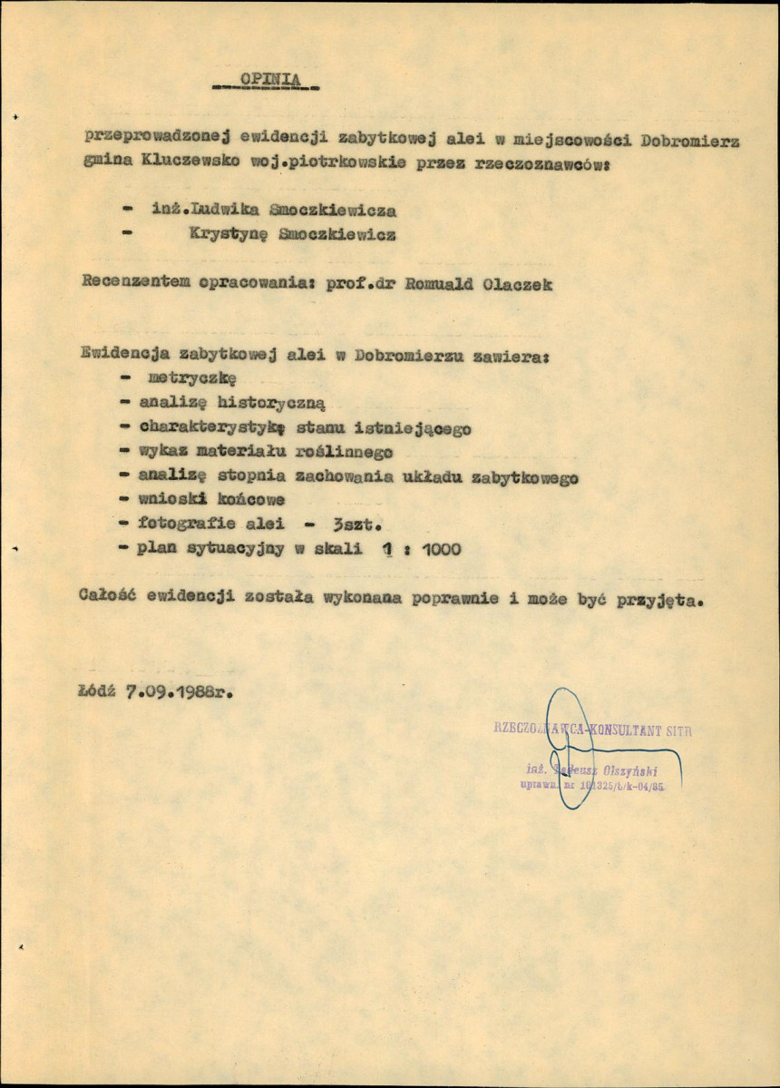 Ewidencja parkowa, skan nr 6