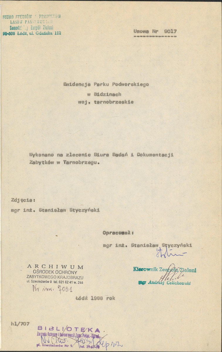 Ewidencja parkowa, skan nr 5