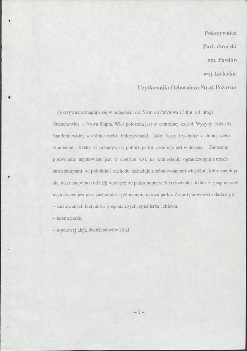 EP - Ewidencja parkowa, skan nr 8