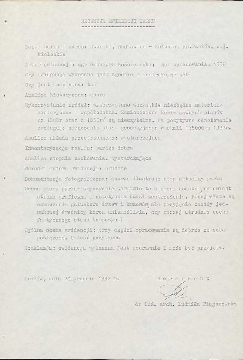 EP - Ewidencja parkowa, skan nr 4