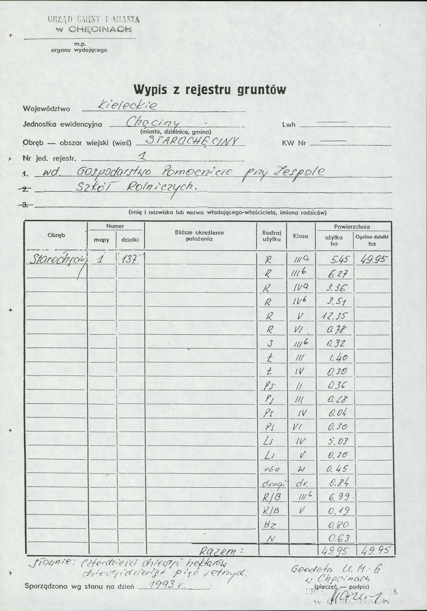 Ewidencja parkowa, skan nr 11