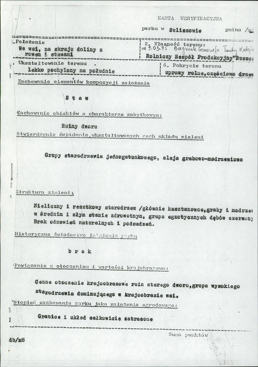 Ewidencja parkowa, skan nr 10
