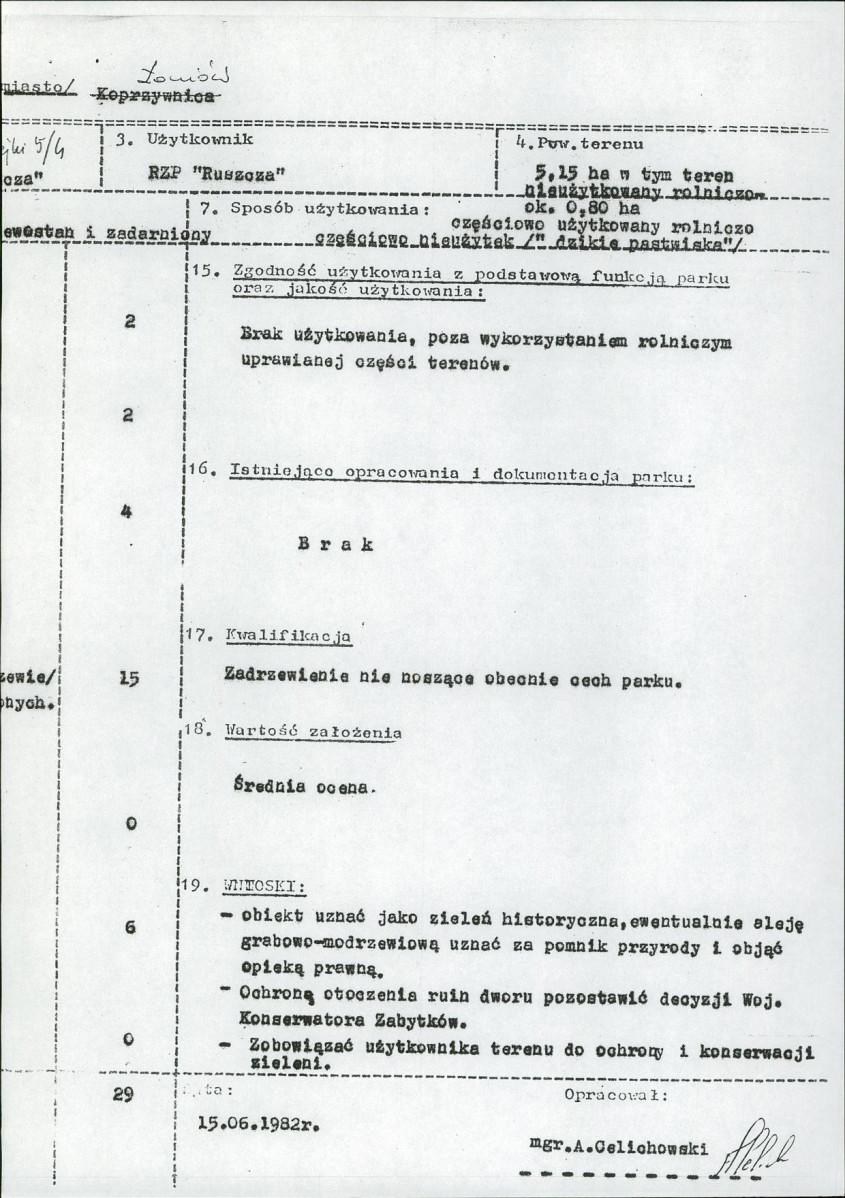Ewidencja parkowa, skan nr 11