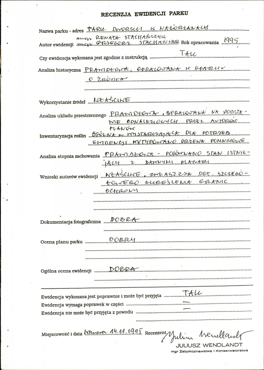 EP - Ewidencja parkowa, skan nr 5