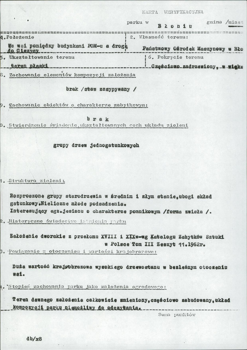 Ewidencja parkowa, skan nr 10