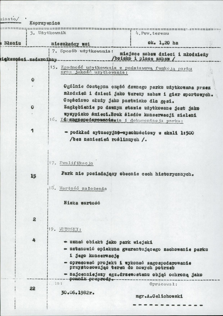Ewidencja parkowa, skan nr 11