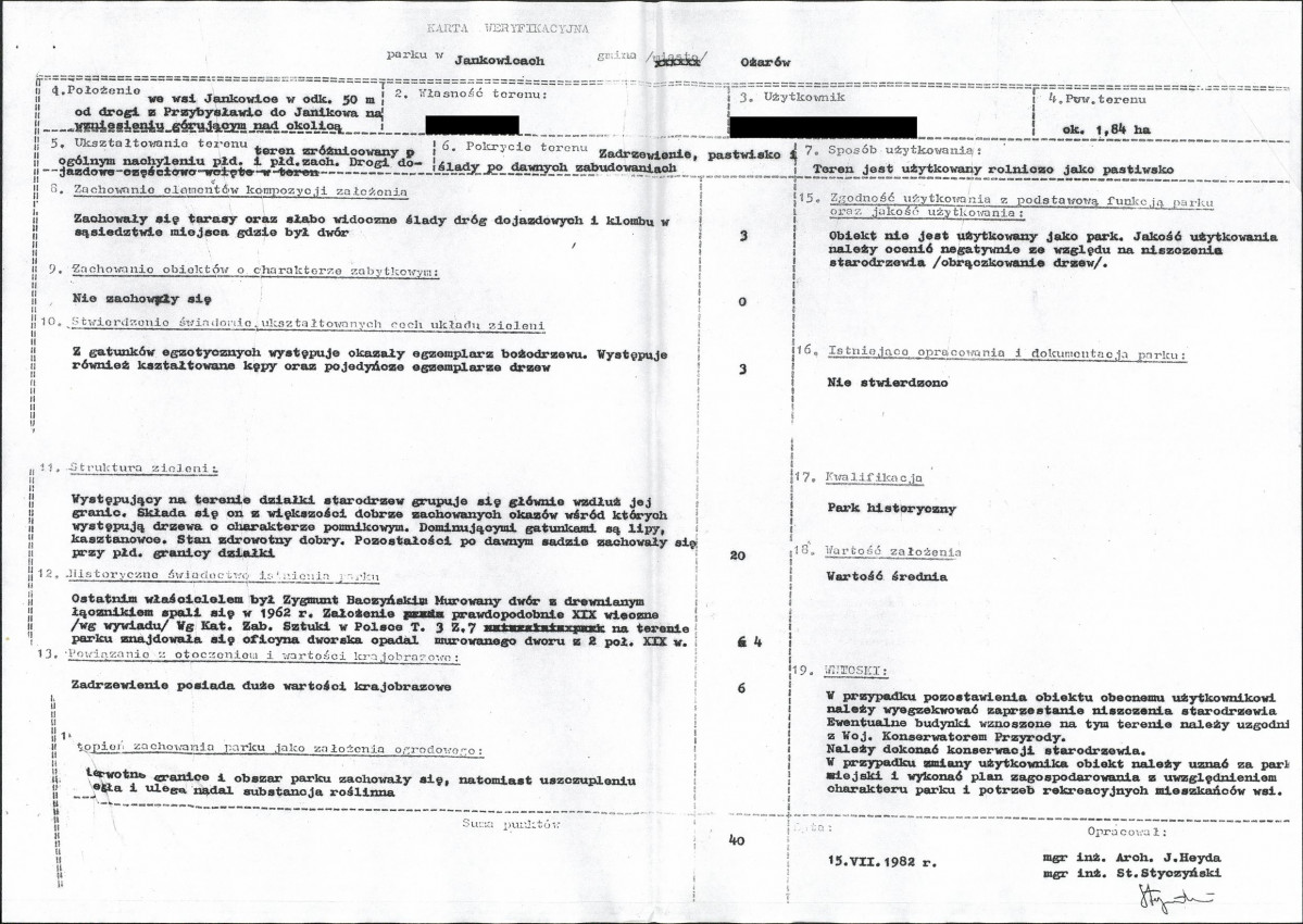 EP - Ewidencja parkowa, skan nr 8