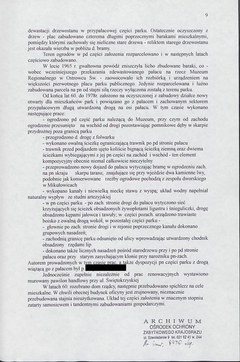 EP - Ewidencja parkowa, skan nr 16