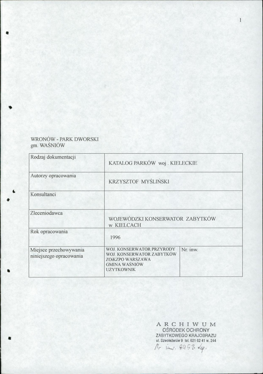 EP - Ewidencja parkowa, skan nr 4