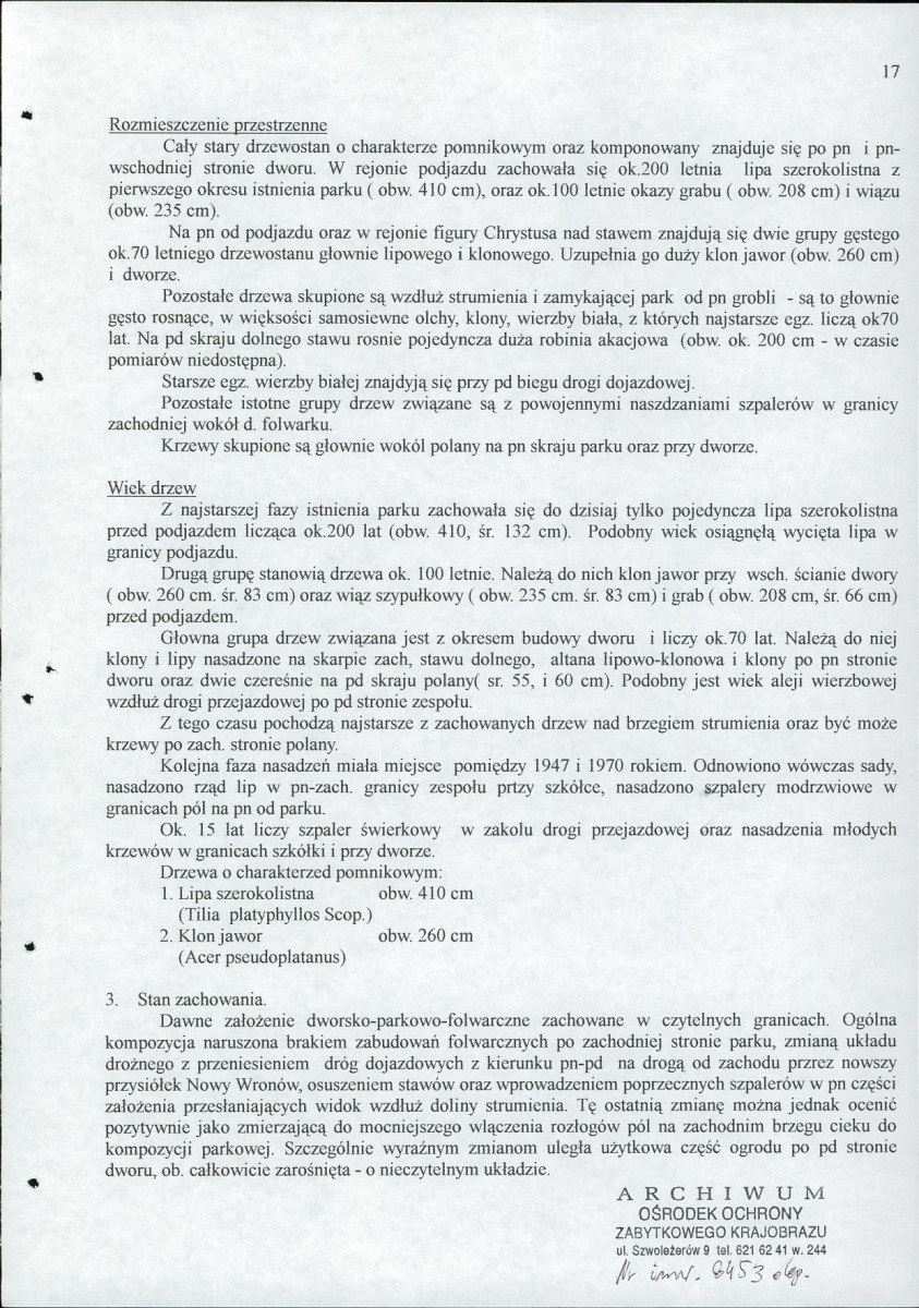 EP - Ewidencja parkowa, skan nr 25