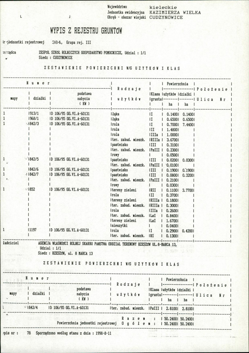 EP - Ewidencja parkowa, skan nr 22