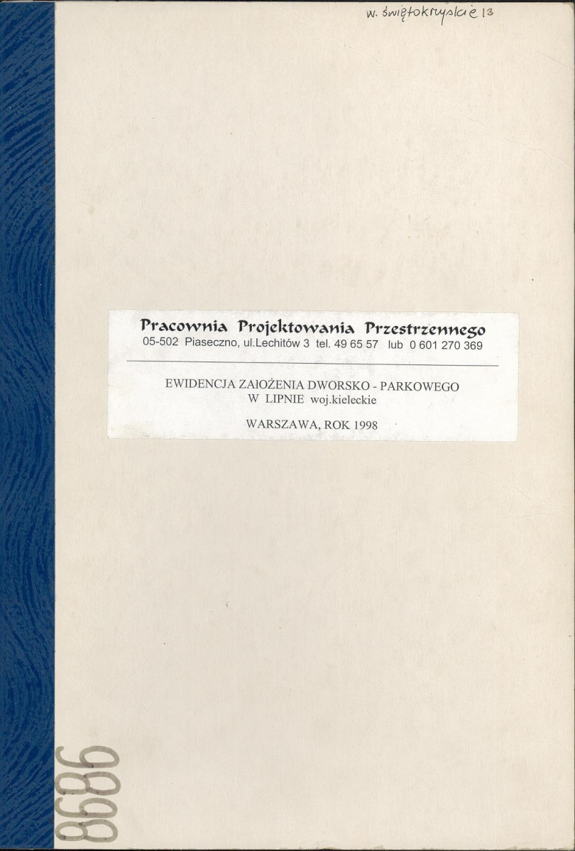 EP - Ewidencja parkowa, skan nr 1