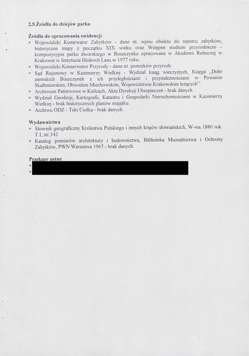 EP - Ewidencja parkowa, skan nr 19