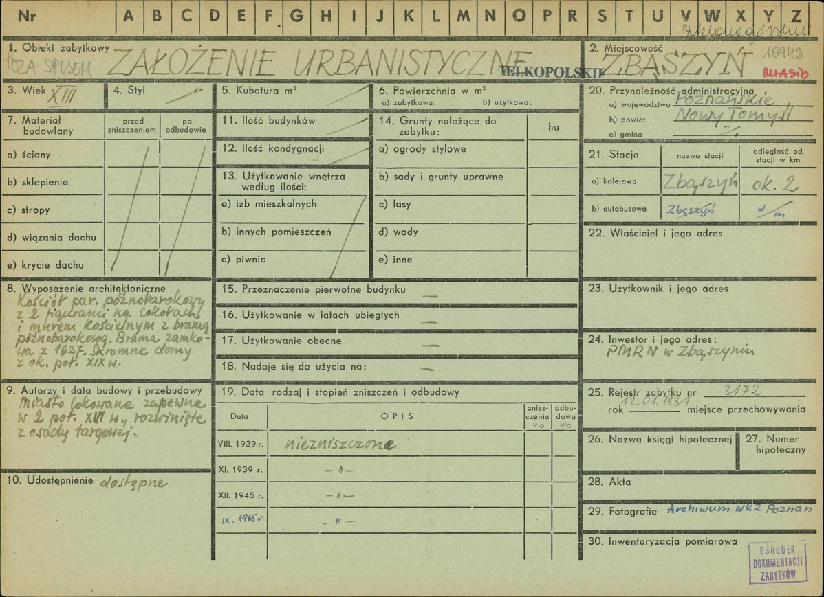 Karta zielona, skan nr 1