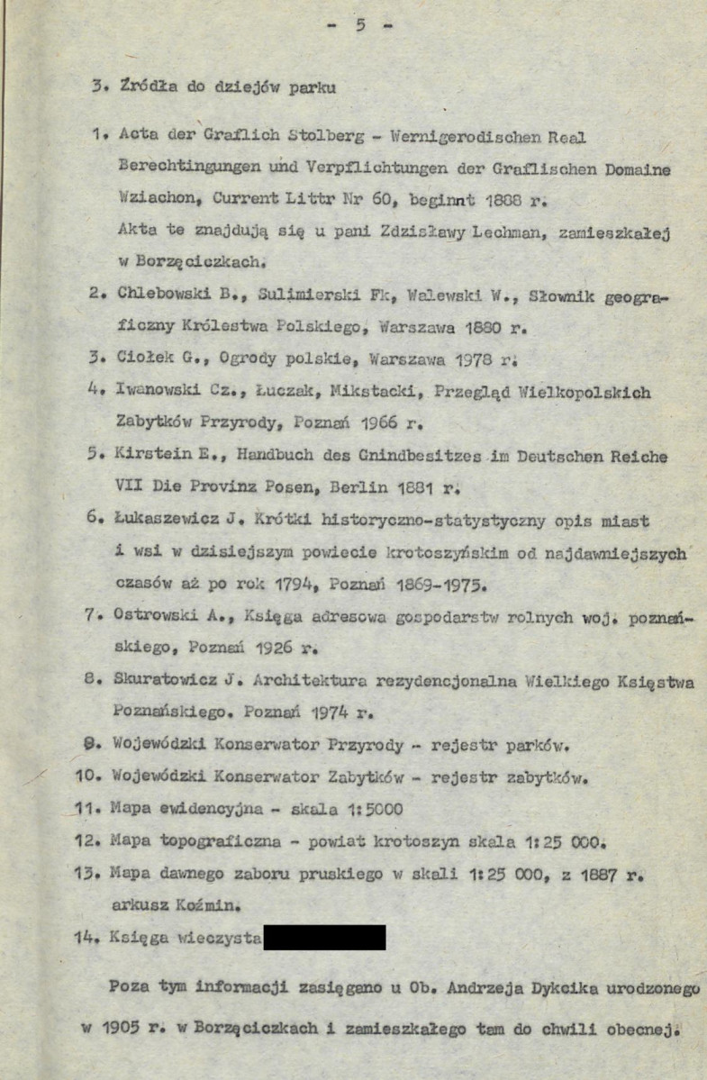 EP - Ewidencja parkowa, skan nr 13