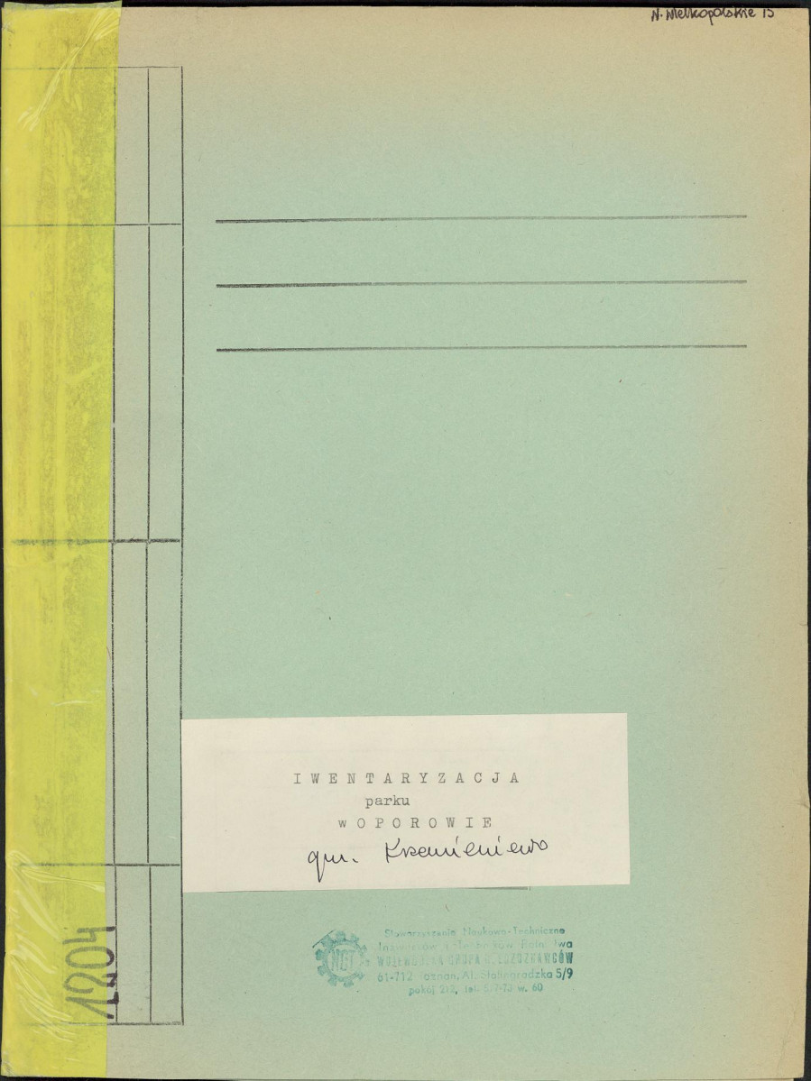 Ewidencja parkowa, skan nr 1