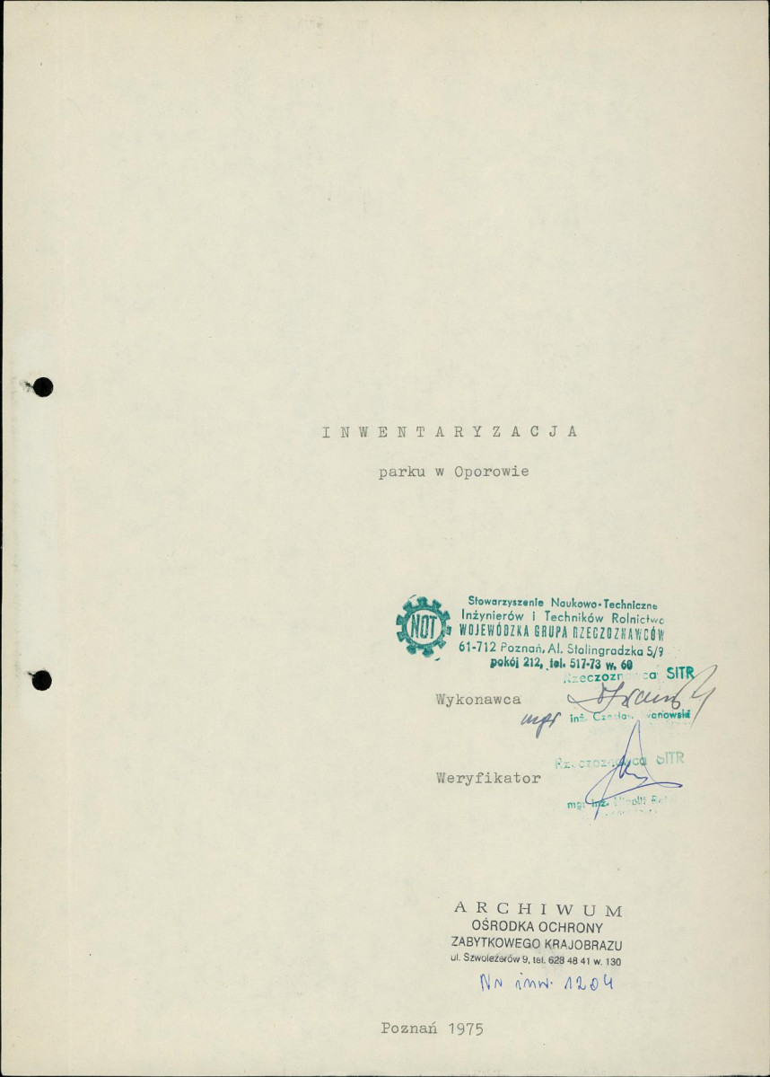 Ewidencja parkowa, skan nr 3