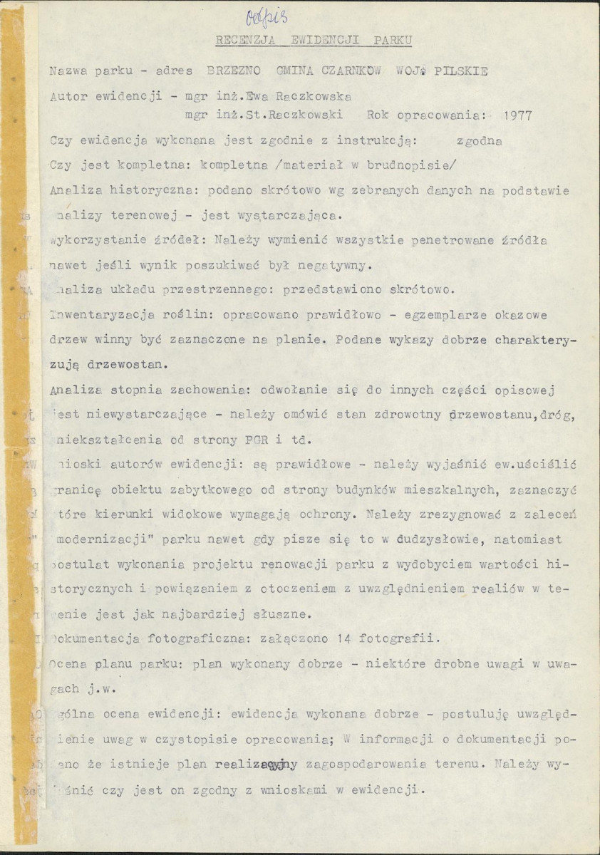 EP - Ewidencja parkowa, skan nr 20