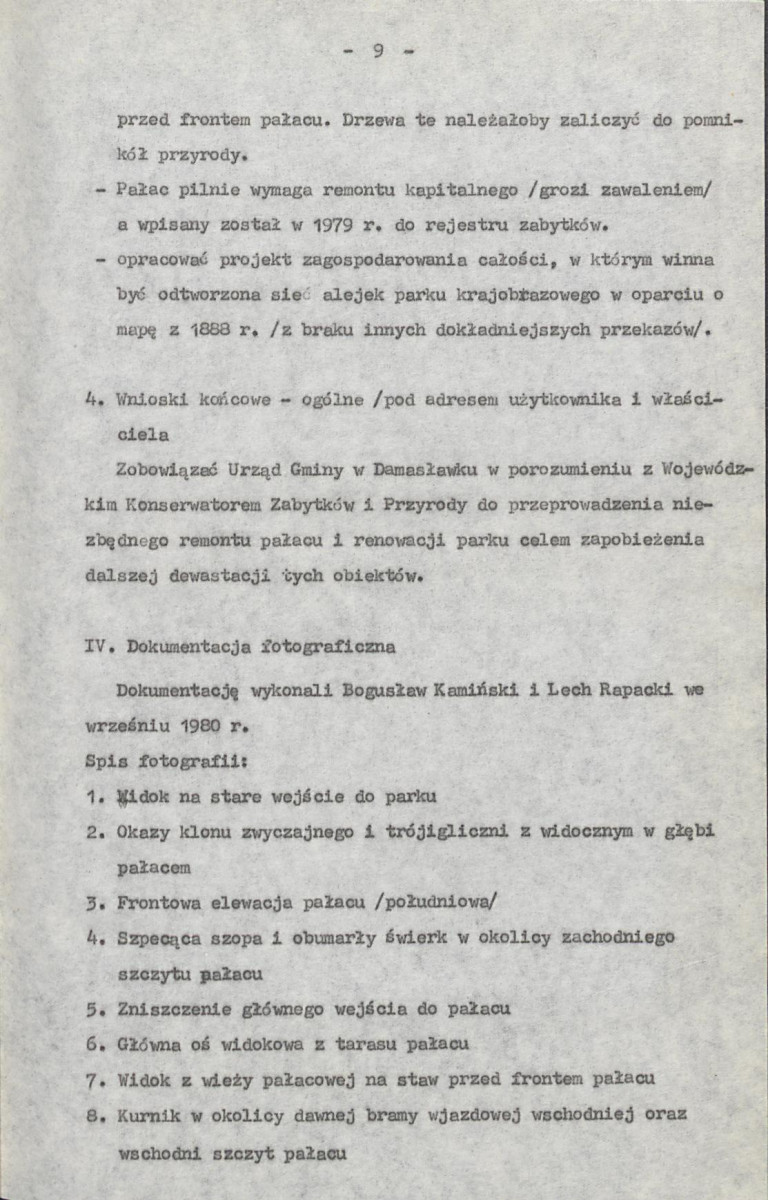 Ewidencja parkowa, skan nr 16
