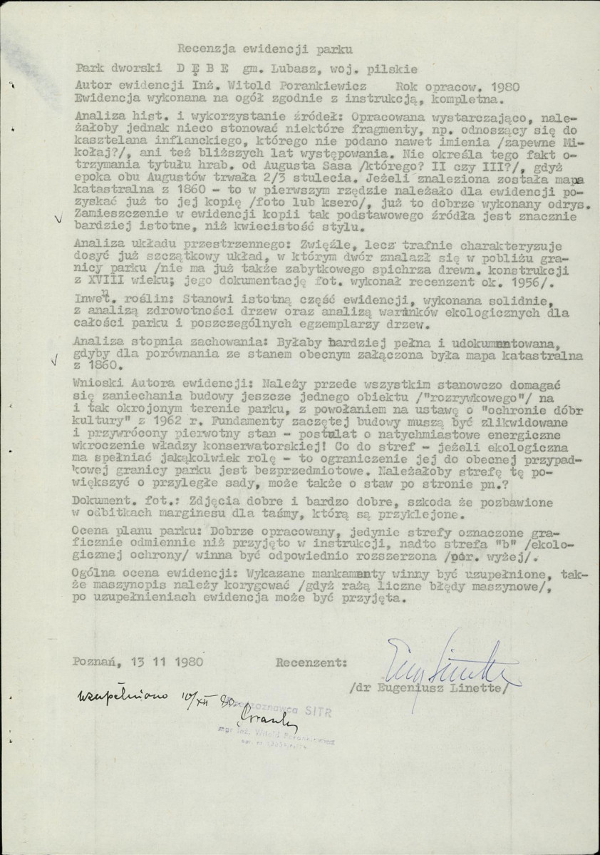 EP - Ewidencja parkowa, skan nr 7